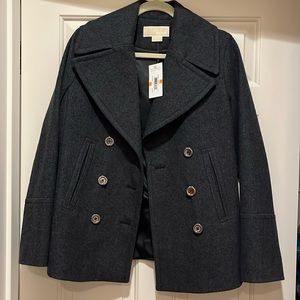 NWT Michael Kors Wool Peacoat